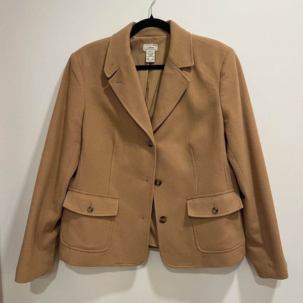 L.L. Bean Women's Camel Blazer